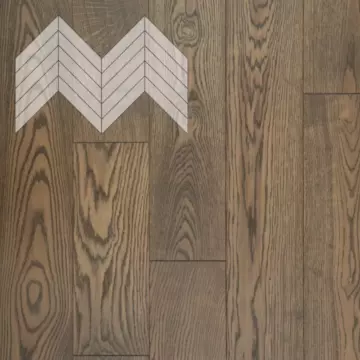 Инженерная доска Lab Arte Chevron Французская елка рустик 400-337х110х14 мм Дуб Ариста